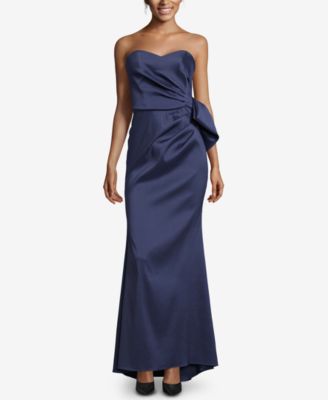 Xscape Blue Beaded Dress